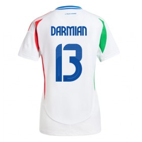 Italien Matteo Darmian #13 Borta Kläder Dam EM 2024 Kortärmad